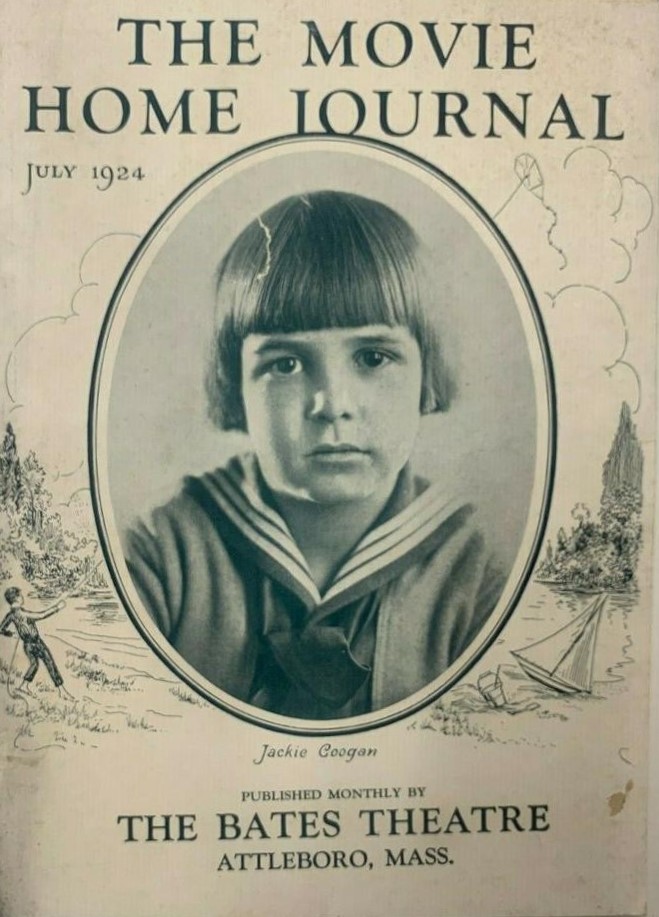 MOVIE HOME JOURNAL | THE magazine side cover  July 1924