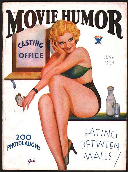 MOVIE HUMOR magazine side cover Issue 2 June 1934