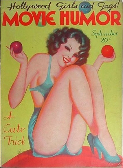 MOVIE HUMOR magazine side cover Issue 15 September 1935