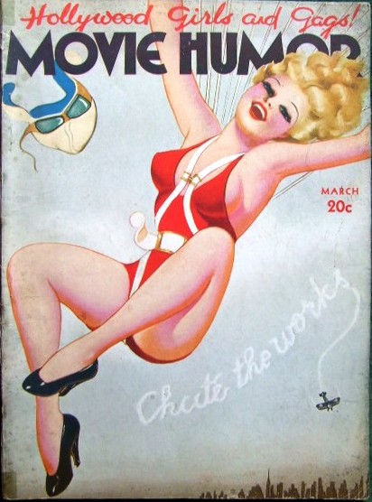 MOVIE HUMOR magazine side cover Issue 20 March 1936