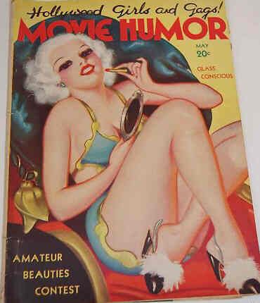 MOVIE HUMOR magazine side cover Issue 22 May 1936