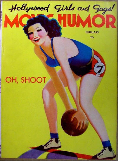 MOVIE HUMOR magazine side cover Issue 51 February 1939