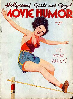 MOVIE HUMOR magazine side cover Issue 52 March 1939