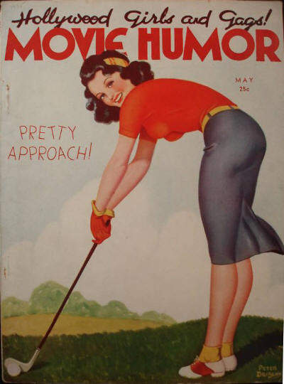 MOVIE HUMOR magazine side cover Issue 54 May 1939