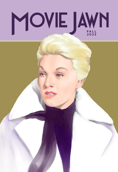MOVIEJAWN magazine side cover  Vol 9 No 3 Fall 2023