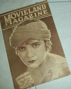 MOVIELAND MAGAZINE magazine side cover January 1925