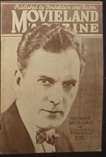MOVIELAND MAGAZINE magazine side cover  1925