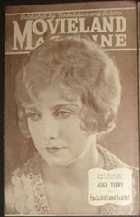 MOVIELAND MAGAZINE magazine side cover  1925