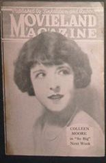 MOVIELAND MAGAZINE magazine side cover  1925