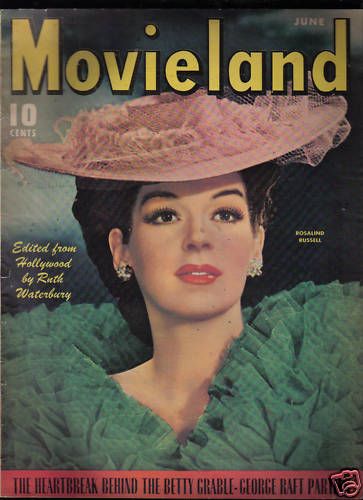 MOVIELAND/MOVIELAND AND TV TIME magazine side cover June 1943