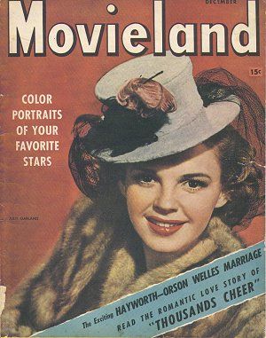 MOVIELAND/MOVIELAND AND TV TIME magazine side cover December 1943