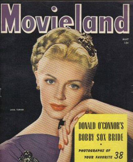 MOVIELAND/MOVIELAND AND TV TIME magazine side cover May 1944