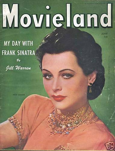 MOVIELAND/MOVIELAND AND TV TIME magazine side cover June 1944