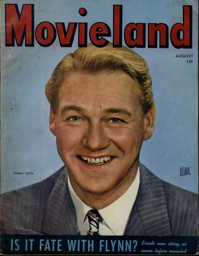 MOVIELAND/MOVIELAND AND TV TIME magazine side cover August 1944