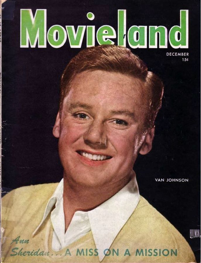 MOVIELAND/MOVIELAND AND TV TIME magazine side cover December 1944