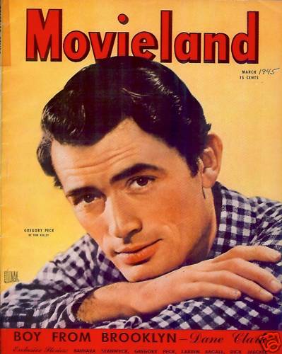 MOVIELAND/MOVIELAND AND TV TIME magazine side cover March 1945