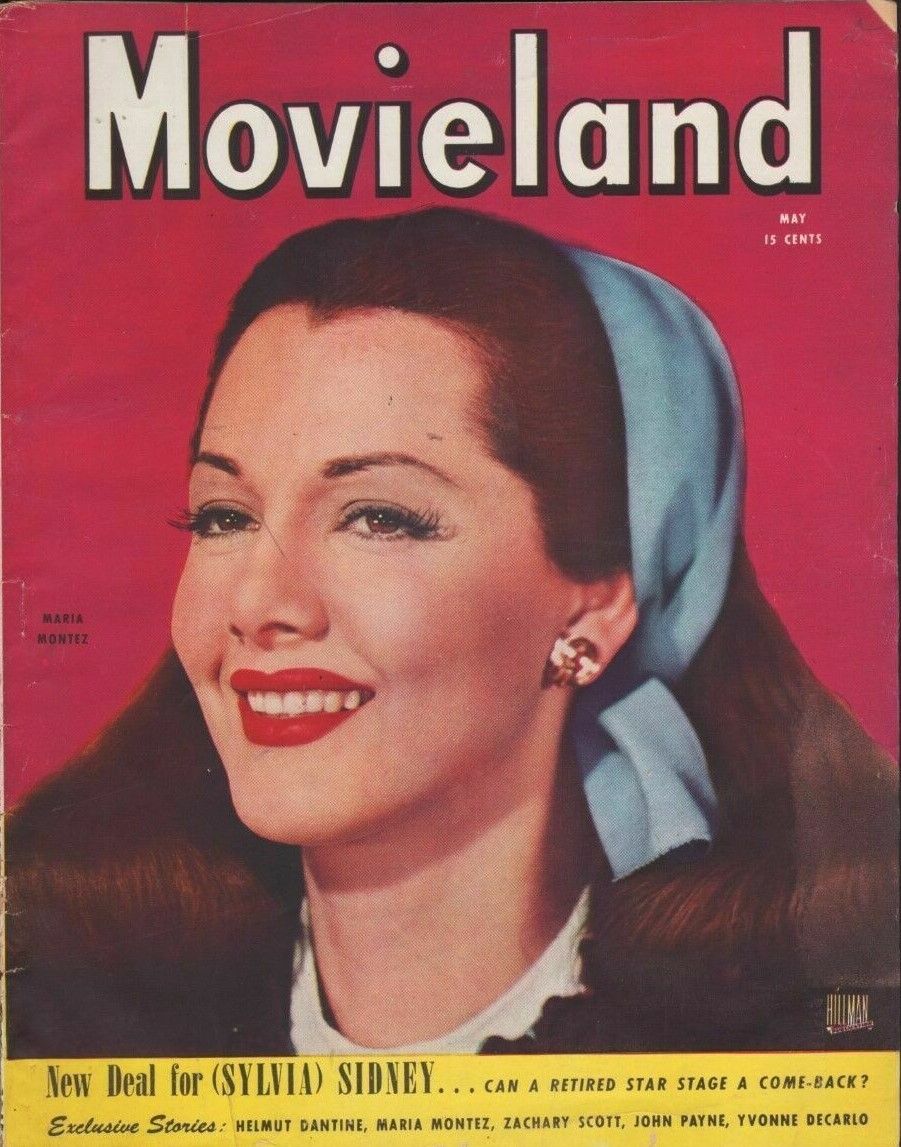 MOVIELAND/MOVIELAND AND TV TIME magazine side cover May 1945