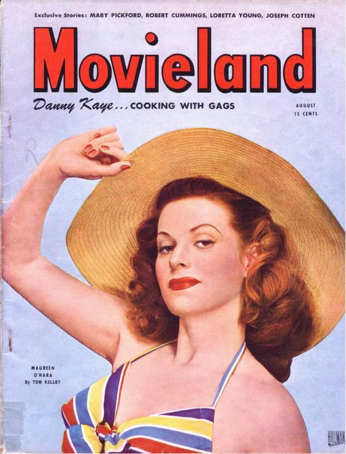 MOVIELAND/MOVIELAND AND TV TIME magazine side cover August 1945