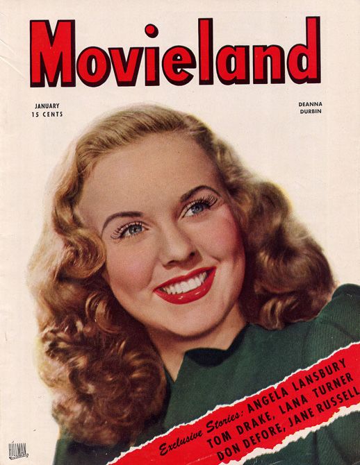 MOVIELAND/MOVIELAND AND TV TIME magazine side cover January 1946