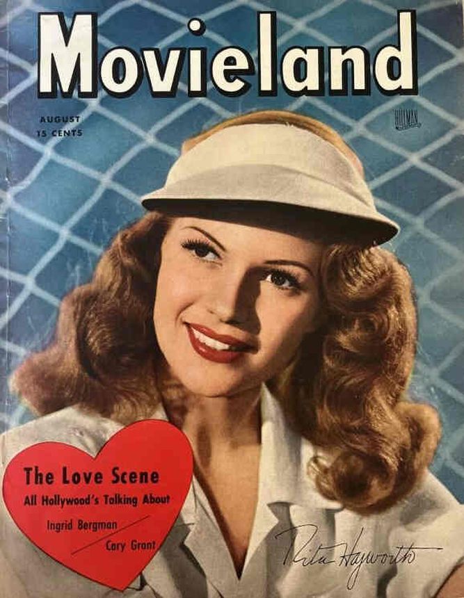 MOVIELAND/MOVIELAND AND TV TIME magazine side cover August 1946