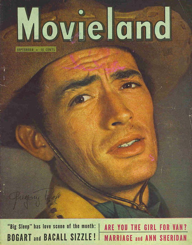 MOVIELAND/MOVIELAND AND TV TIME magazine side cover September 1946