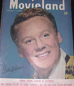 MOVIELAND/MOVIELAND AND TV TIME magazine side cover December 1946