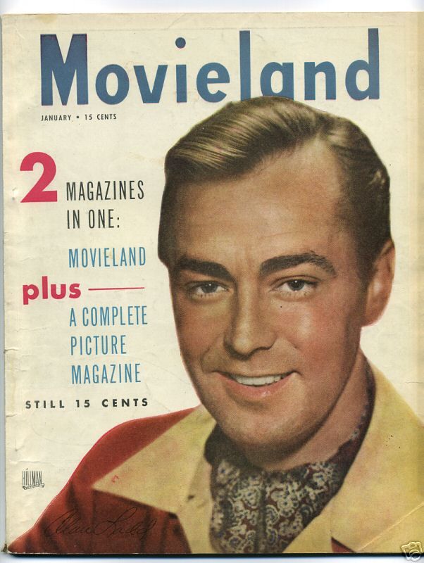 MOVIELAND/MOVIELAND AND TV TIME magazine side cover January 1947