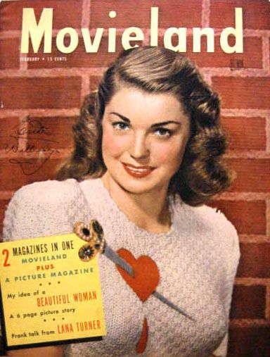 MOVIELAND/MOVIELAND AND TV TIME magazine side cover February 1947