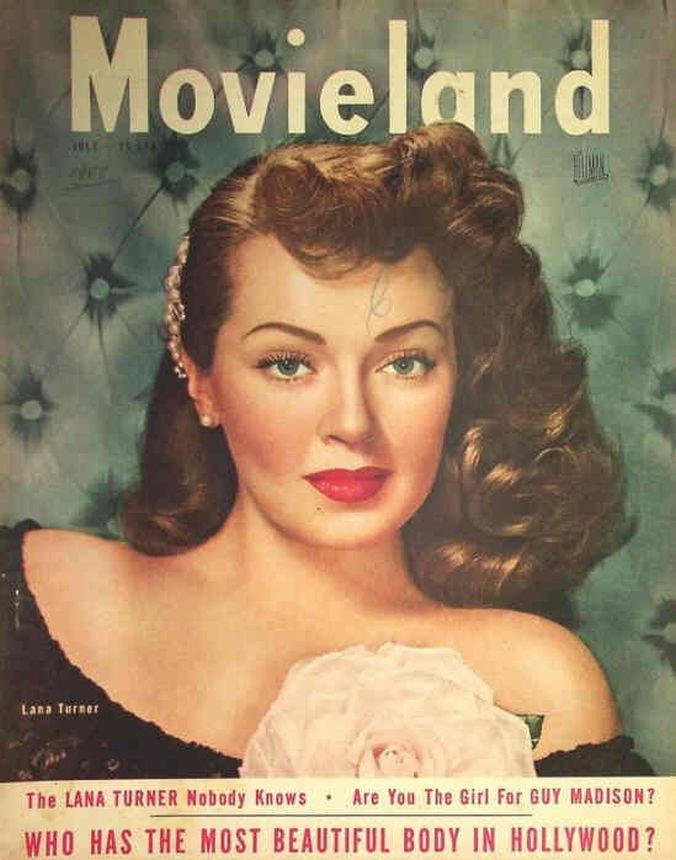 MOVIELAND/MOVIELAND AND TV TIME magazine side cover July 1947