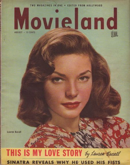 MOVIELAND/MOVIELAND AND TV TIME magazine side cover August 1947