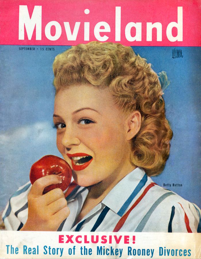 MOVIELAND/MOVIELAND AND TV TIME magazine side cover September 1947