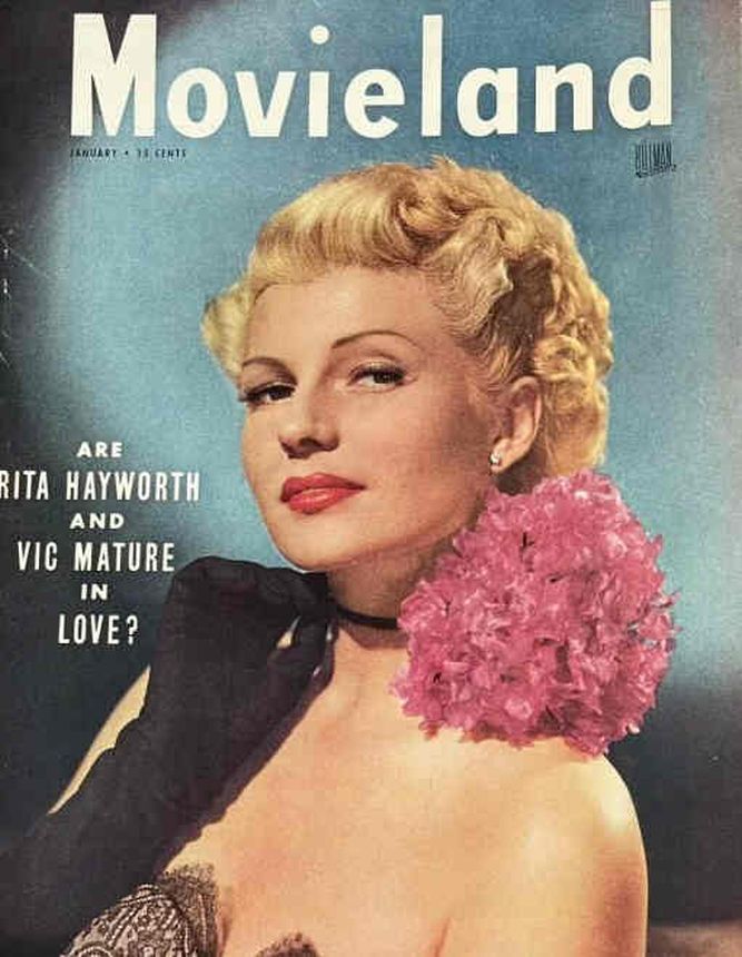 MOVIELAND/MOVIELAND AND TV TIME magazine side cover January 1948