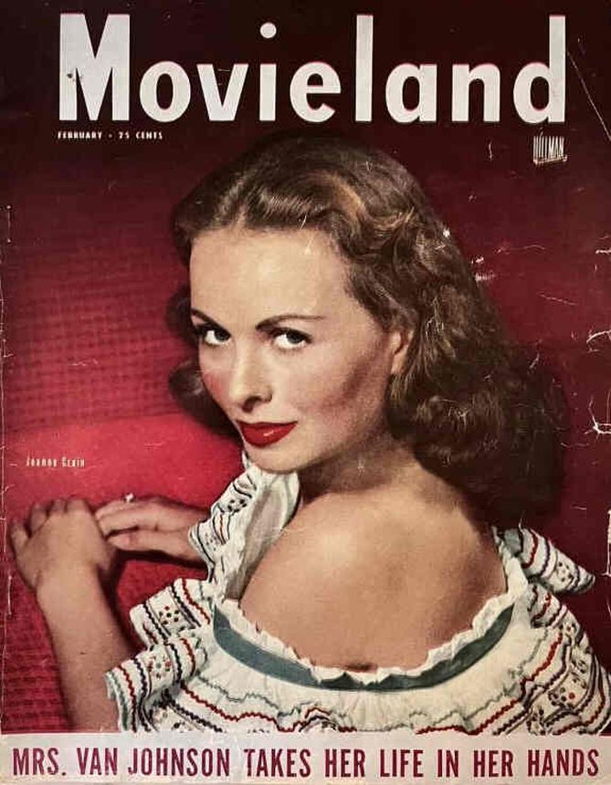 MOVIELAND/MOVIELAND AND TV TIME magazine side cover February 1948