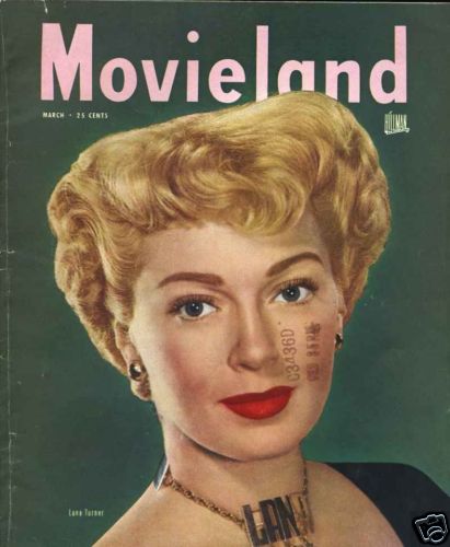 MOVIELAND/MOVIELAND AND TV TIME magazine side cover March 1948