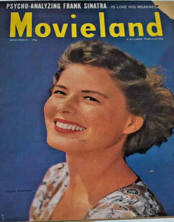 MOVIELAND/MOVIELAND AND TV TIME magazine side cover November 1948
