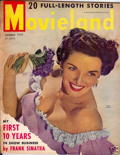 MOVIELAND/MOVIELAND AND TV TIME magazine side cover November 1949