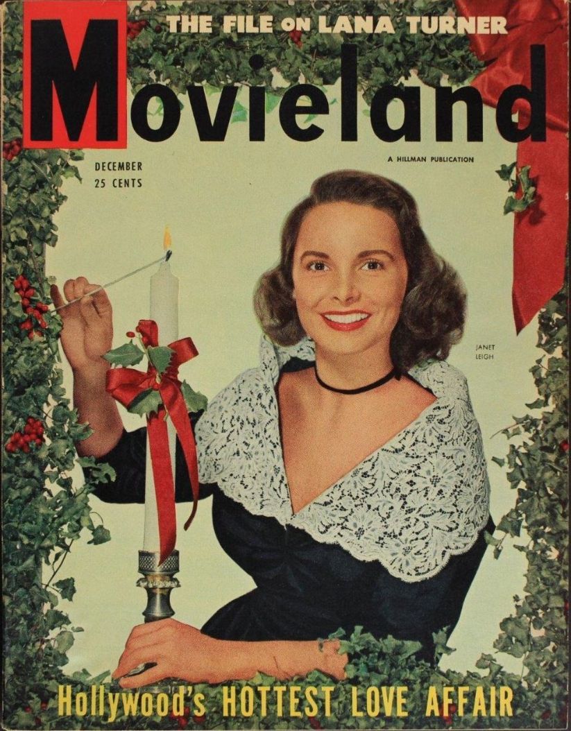 MOVIELAND/MOVIELAND AND TV TIME magazine side cover December 1949