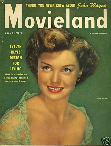 MOVIELAND/MOVIELAND AND TV TIME magazine side cover May 1950