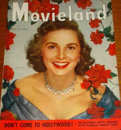 MOVIELAND/MOVIELAND AND TV TIME magazine side cover June 1950