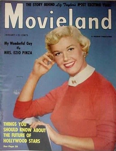 MOVIELAND/MOVIELAND AND TV TIME magazine side cover January 1951