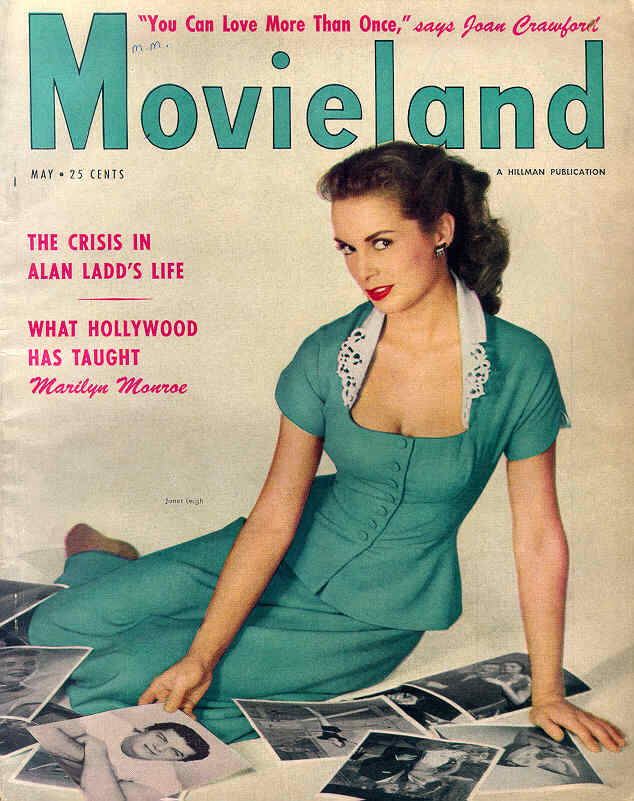 MOVIELAND/MOVIELAND AND TV TIME magazine side cover May 1951