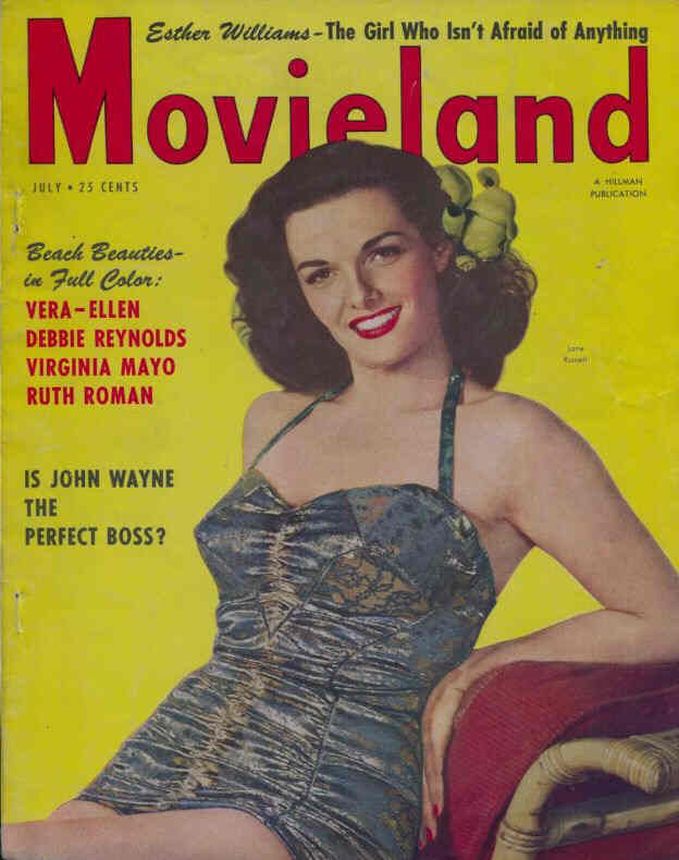 MOVIELAND/MOVIELAND AND TV TIME magazine side cover July 1951