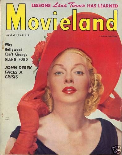 MOVIELAND/MOVIELAND AND TV TIME magazine side cover August 1951