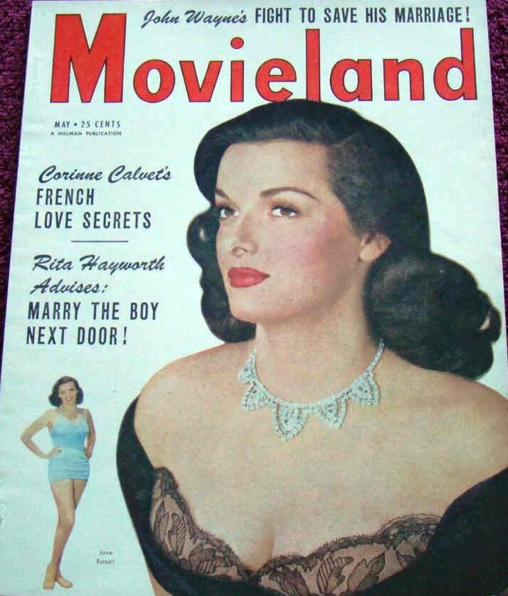 MOVIELAND/MOVIELAND AND TV TIME magazine side cover May 1952
