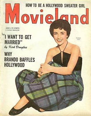 MOVIELAND/MOVIELAND AND TV TIME magazine side cover June 1952