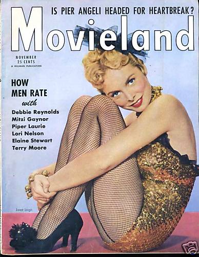 MOVIELAND/MOVIELAND AND TV TIME magazine side cover November 1953