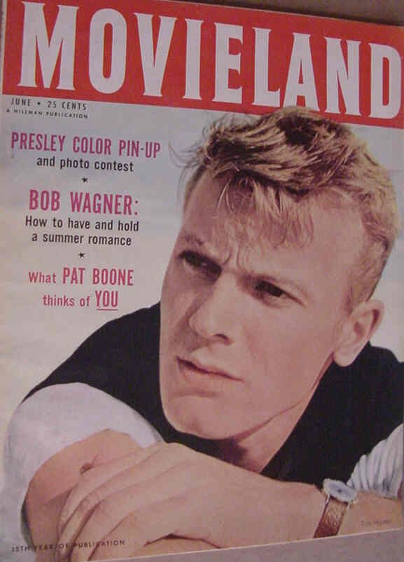 MOVIELAND/MOVIELAND AND TV TIME magazine side cover June 1957