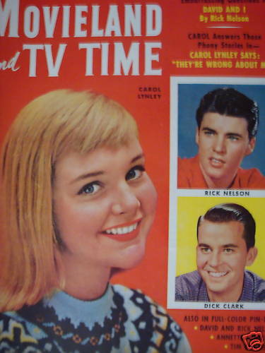 MOVIELAND/MOVIELAND AND TV TIME magazine side cover February 1959
