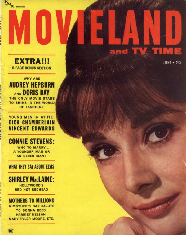 MOVIELAND/MOVIELAND AND TV TIME magazine side cover June 1962