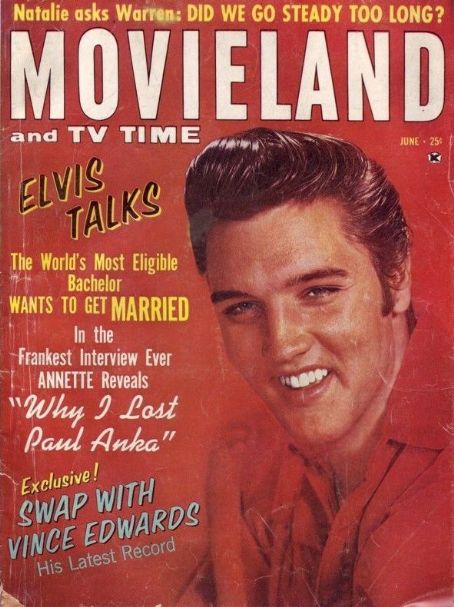 MOVIELAND/MOVIELAND AND TV TIME magazine side cover June 1963